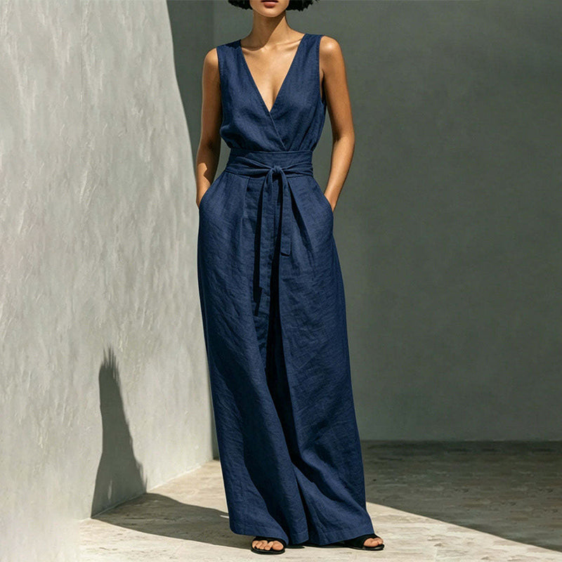 🔥New Products Now Available-Summer Fashion Sleeveless Top & Wide-Leg Pants Set