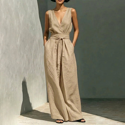 🔥New Products Now Available-Summer Fashion Sleeveless Top & Wide-Leg Pants Set