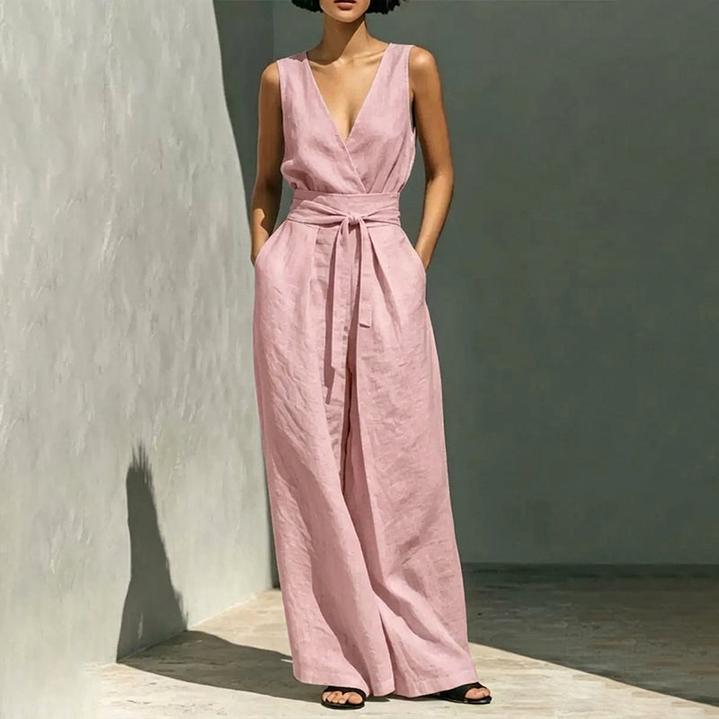 🔥New Products Now Available-Summer Fashion Sleeveless Top & Wide-Leg Pants Set