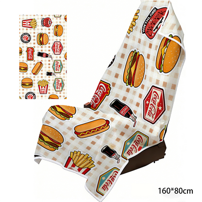 ⏳Limited-time 50% off⏰2-in-1 Microfiber Beach Towel & Car Seat Cover❄️💺