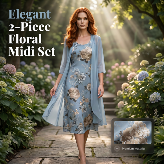 ⌛Limited-Time Offer-Women Floral Midi Dress
