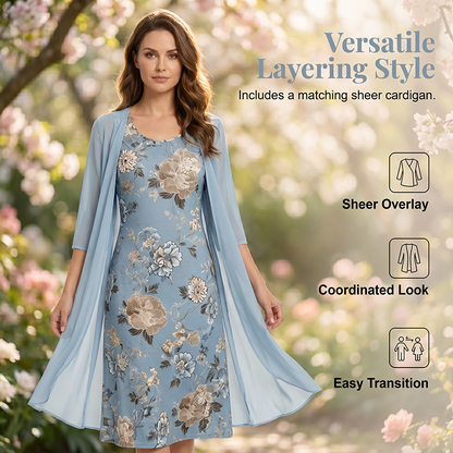⌛Limited-Time Offer-Women Floral Midi Dress