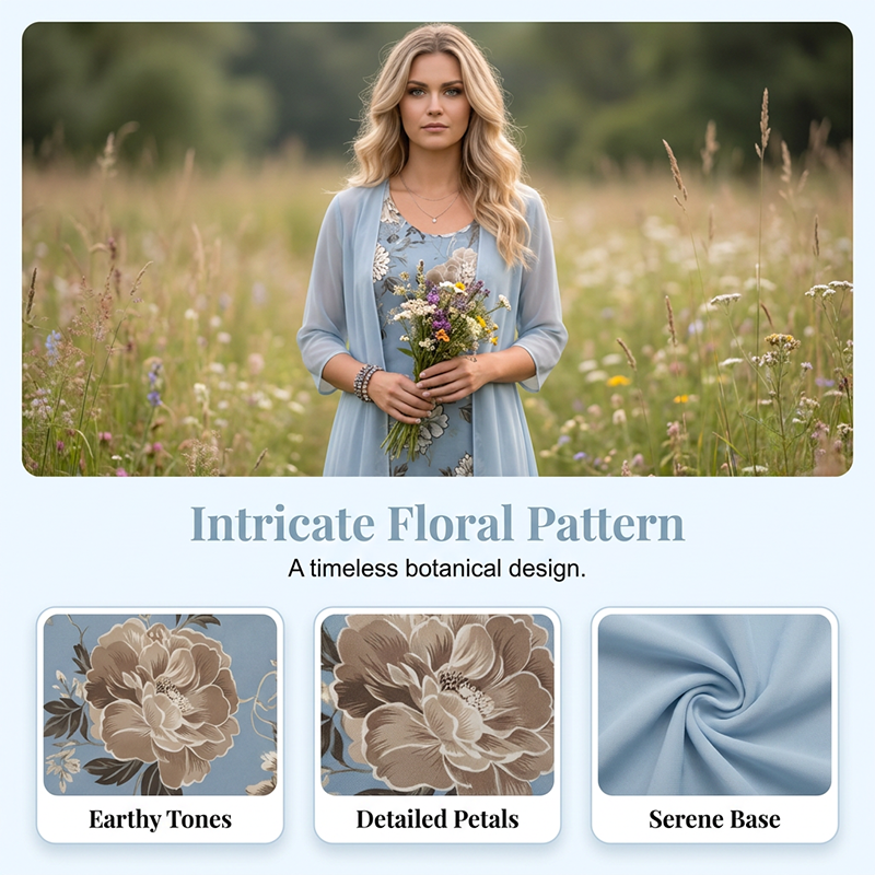 ⌛Limited-Time Offer-Women Floral Midi Dress