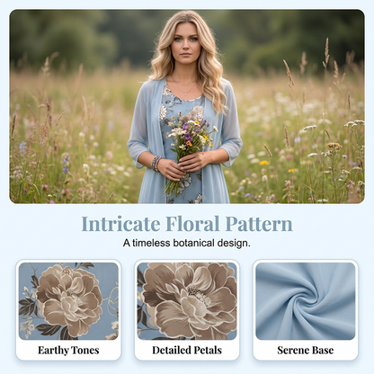 ⌛Limited-Time Offer-Women Floral Midi Dress
