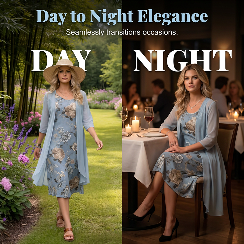 ⌛Limited-Time Offer-Women Floral Midi Dress
