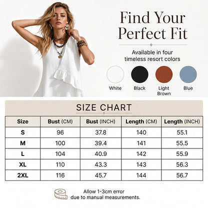 ⌛Limited-Time Offer-Women's Sleeveless Ruffle Maxi Dress