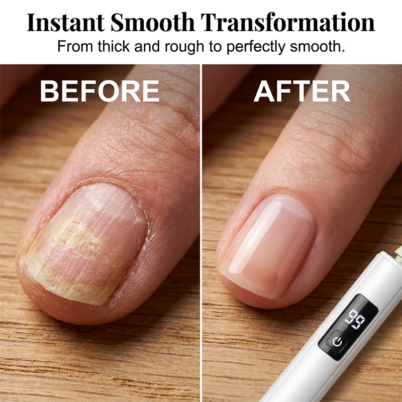 🥳2026 HOT SALE🥳💞50K+ SOLD!💅✨ Professional Electric Nail Polisher – Smooths thick nails, 99-speed display. Multiple heads for shaping & buffing. Salon at home! 🌟💎