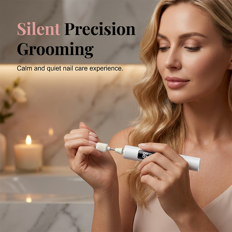🥳2026 HOT SALE🥳💞50K+ SOLD!💅✨ Professional Electric Nail Polisher – Smooths thick nails, 99-speed display. Multiple heads for shaping & buffing. Salon at home! 🌟💎