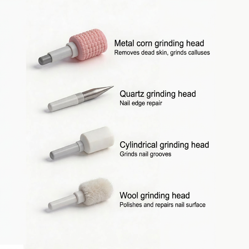 🥳2026 HOT SALE🥳💞50K+ SOLD!💅✨ Professional Electric Nail Polisher – Smooths thick nails, 99-speed display. Multiple heads for shaping & buffing. Salon at home! 🌟💎