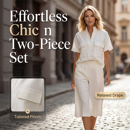 ⌛Limited-Time Offer-Women Loose Solid Color Two Piece Set