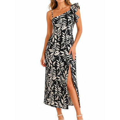 ⌛Limited-Time Offer-Women Summer Backless Midi Dress with Side Split