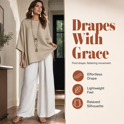 ⌛Limited-Time Offer-Women's Loose Top & Wide-Leg Pants 2-Piece Set