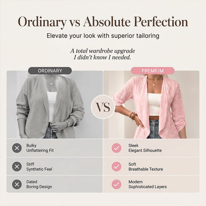 ⌛Limited-Time Offer-Women's Casual Textured Open Front Cardigan