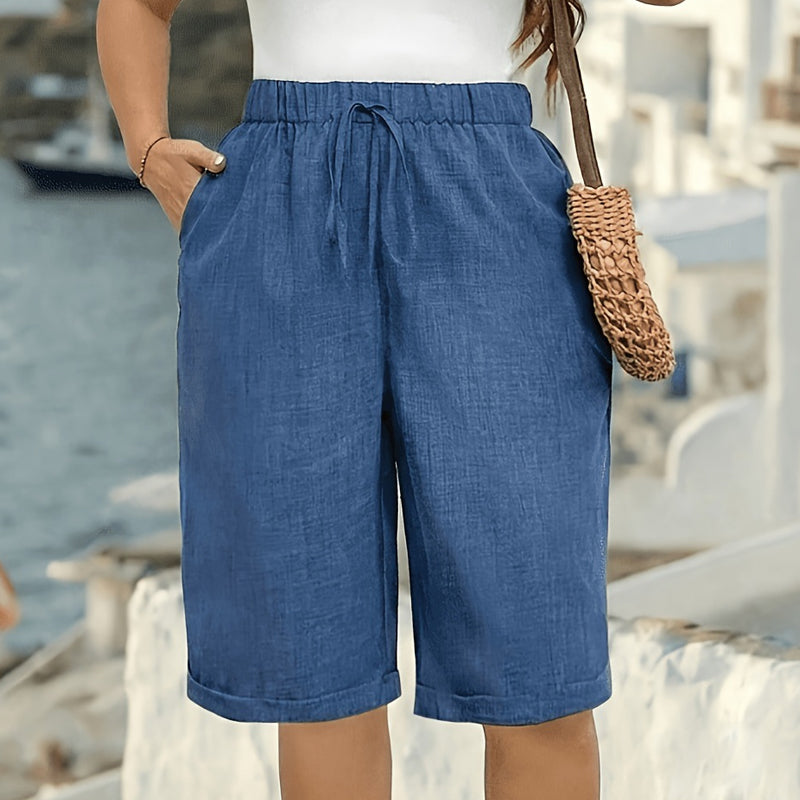⌛Limited-Time Offer-Women’s Loose Fit Bermuda Shorts