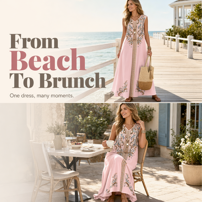 🔥New Arrivals & Special Offers-Flowy Boho Maxi Dress