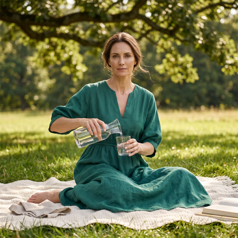 ⌛Limited-Time Offer-Women's Casual V-Neck Maxi Dress with Pockets