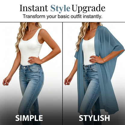 ⌛Limited-Time Offer-Women's Loose Solid Color Cover-Up Dress with Square Neck and Bow-Knot