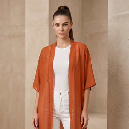 ⌛Limited-Time Offer-Women's Loose Solid Color Cover-Up Dress with Square Neck and Bow-Knot