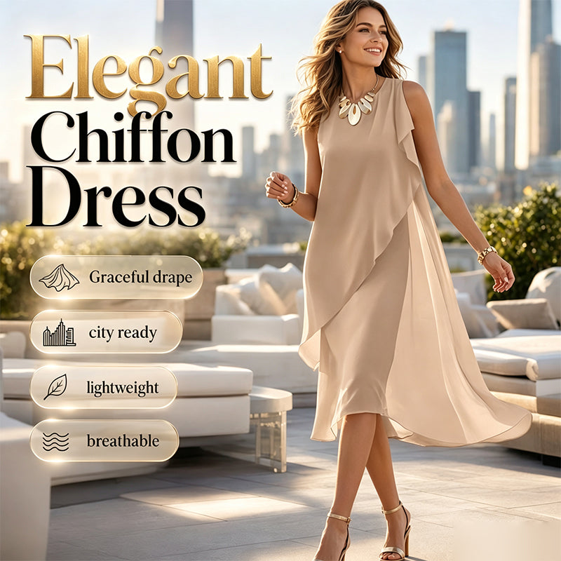 ⌛Limited-Time Offer-Women's Sleeveless Round Neck Irregular Hem Dress