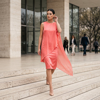 ⌛Limited-Time Offer-Women's Sleeveless Round Neck Irregular Hem Dress
