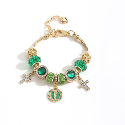 ⌛Limited-Time Offer-Women's Religious Cross Charm Bracelet