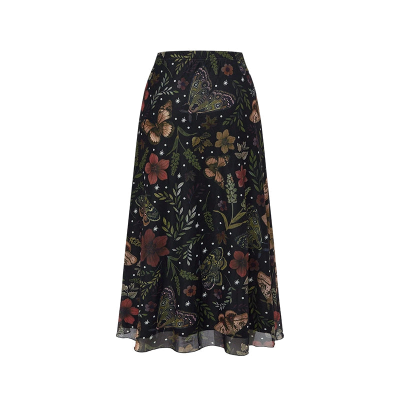 ⌛Limited-Time Offer-Women's High-Waisted Mesh A-Line Skirt