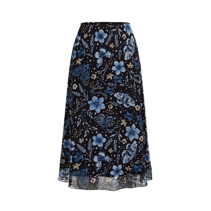 ⌛Limited-Time Offer-Women's High-Waisted Mesh A-Line Skirt