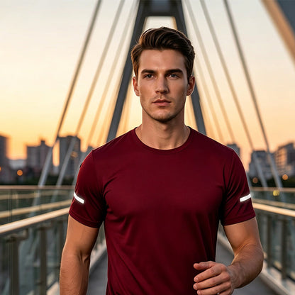 ⌛Limited-Time Offer-Men Sports Training Tee Breathable Fitness Top