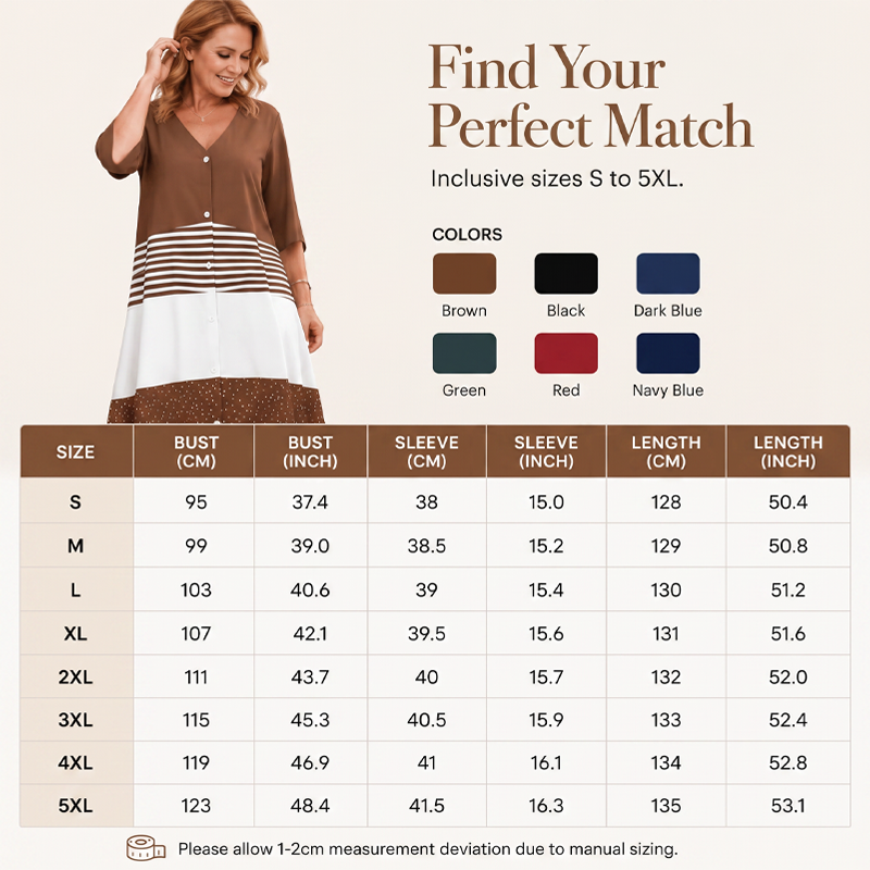 ⌛Limited-Time Offer-Women's Summer V-Neck Button-Up Maxi Dress