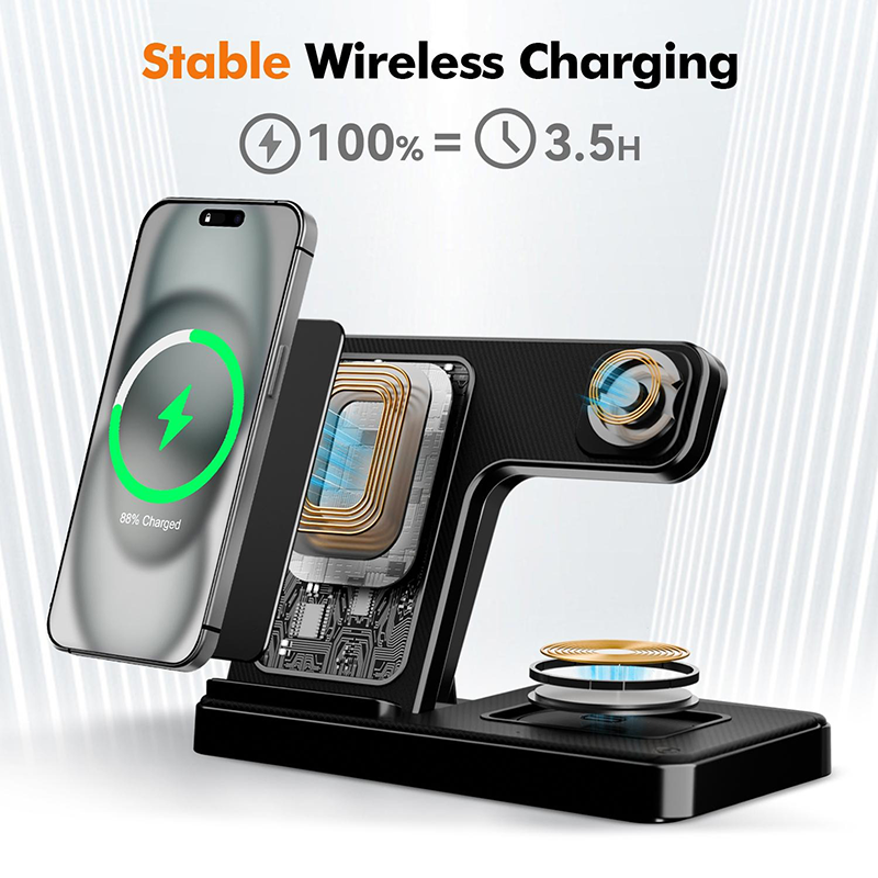 ⌛Limited-Time Offer-3-in-1 Foldable Wireless Charging Stand