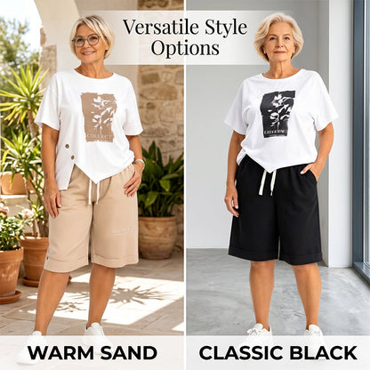 ⌛Limited-Time Offer-Women Casual Two Piece Summer Shorts Set