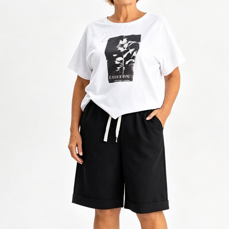⌛Limited-Time Offer-Women Casual Two Piece Summer Shorts Set