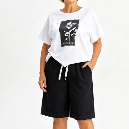 ⌛Limited-Time Offer-Women Casual Two Piece Summer Shorts Set