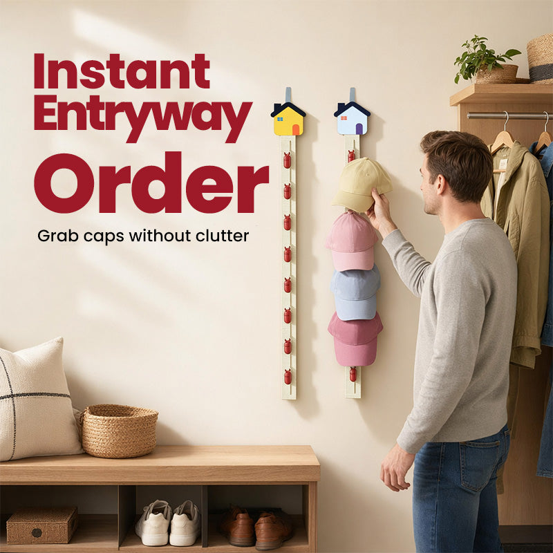 🔥Hot Deals-Over the Door Hat Organizer