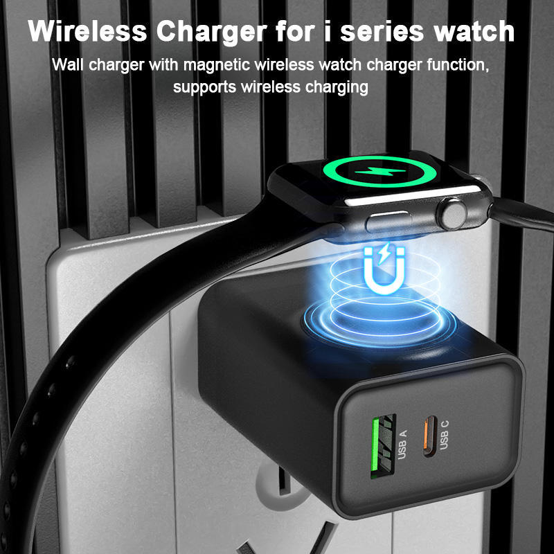 🎉 New Hot Sale — Over 50,000 Sold!🔌3-in-1 Wireless Wall Charger for Watch – 30W Fast Charge & Magnetic Dock ⚡