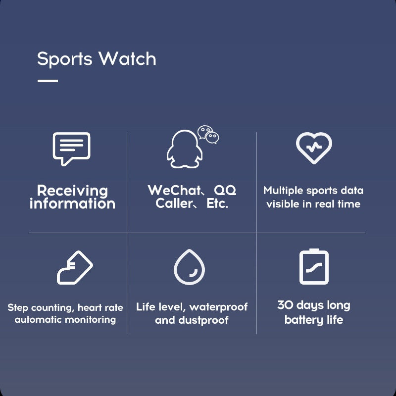 ⌚ Your Wrist Health Hub! Health & Fitness Smartwatch – Track Heart Rate, Steps & Sleep All Day 💓