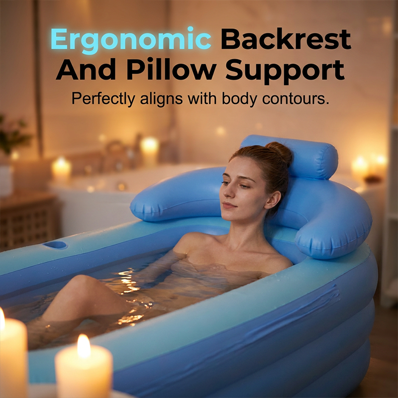 🛁 LIMITED-TIME 50% OFF! ✨Three-Layer Insulated Inflatable Bathtub