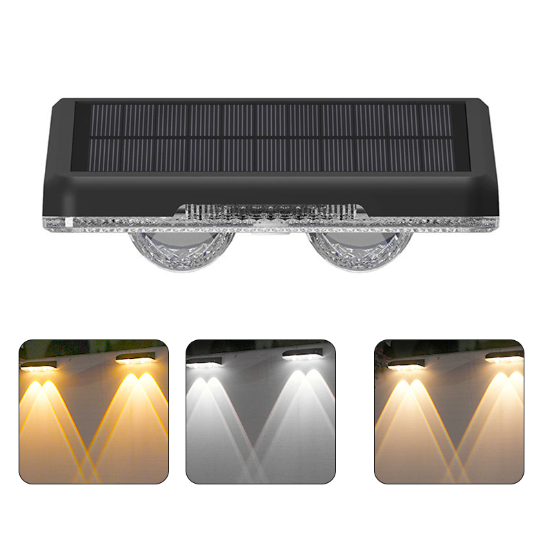 Solar Outdoor Wall Light – 3 Color & Rainbow