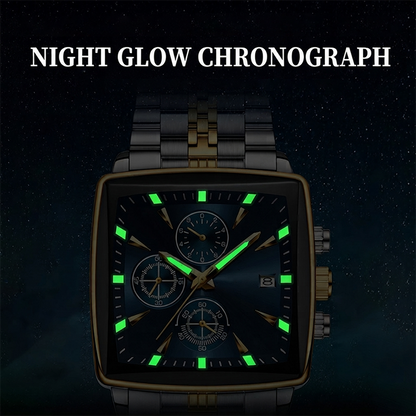 🎁2026 New Arrivals 52% OFF💥Men's Classic Square Dial Quartz Watch – Timeless & elegant – Durable band, perfect for daily or formal wear – reliable and stylish 🖤💼✨