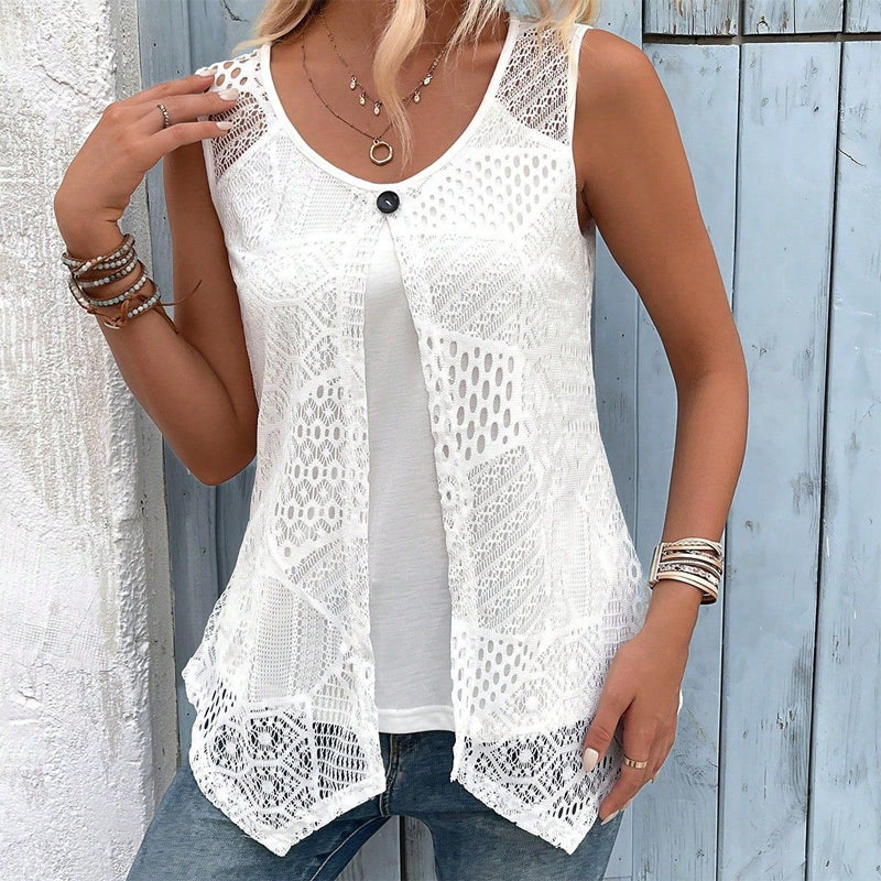 ⌛Limited-Time Offer-Women's Layered Lace Tank Top