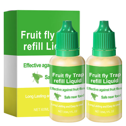 Fruit Fly Trap Refill Liquid Set for Indoors