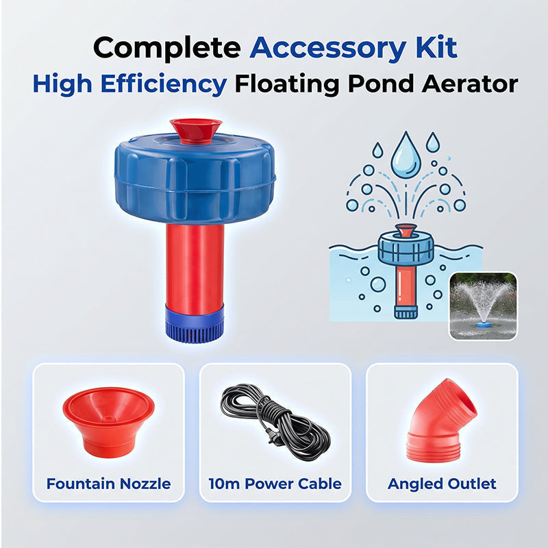 High Efficiency Floating Pond Aerator