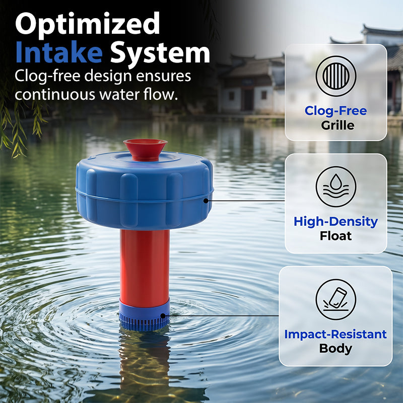High Efficiency Floating Pond Aerator