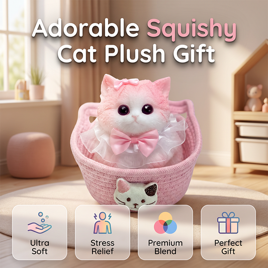 ⌛Limited-Time Offer-Squishy Cat Plush Gift