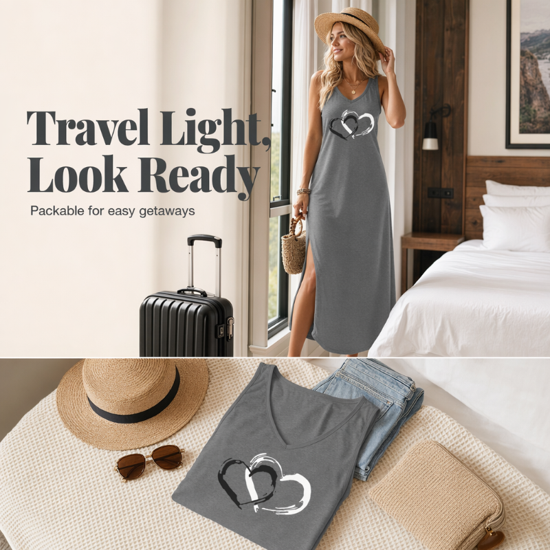 Women Sleeveless Loose Tank Dress