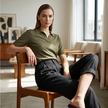 🔥New Arrivals & Special Offers-Women's Relaxed High-Waist Pants with Pockets