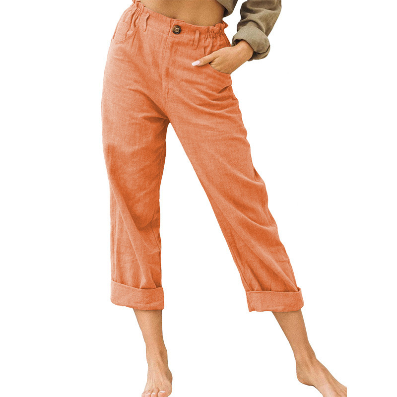 🔥New Arrivals & Special Offers-Women's Relaxed High-Waist Pants with Pockets