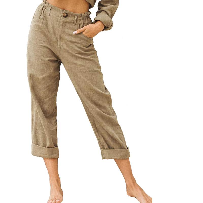 🔥New Arrivals & Special Offers-Women's Relaxed High-Waist Pants with Pockets