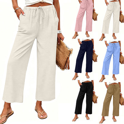 🔥New Arrivals & Special Offers-Women's Casual Wide-Leg Drawstring Pants