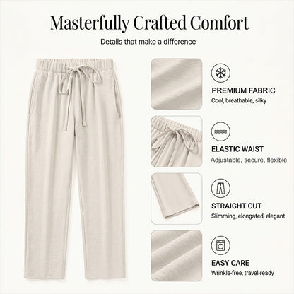 🔥New Arrivals & Special Offers-Women's Casual Wide-Leg Drawstring Pants